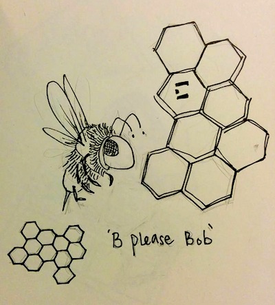 bee poem illustration